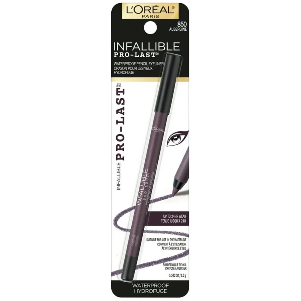 L'Oreal Infallible Pro-Last Waterproof Pencil Eyeliner, 850 Aubergine
